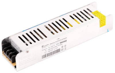 Блок живлення Venom VSSL-100-12 220В 12V 10A 100Вт IP20 Slim перфорований корпус
