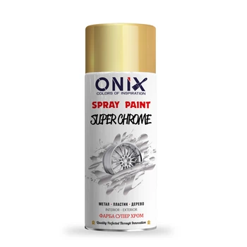 Краска акриловая с эффектом Золото 319 BRIGHT GOLD ONIX 400 мл