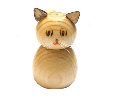 Свистулька Кошечка деревянная