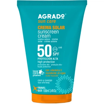 Крем Agrado солнцезащитный SPF50 в тубе 100 мл