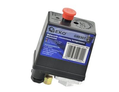 Реле давления компрессора Прессостат 240 В Geko (G80307)