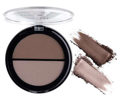 Контур-Хайлайтер бронзатор (Нюдовый/Темно-бежевый), пудра Instyle Contour & Highlighter 2 в 1 PT262 (004) TopFace 10 г