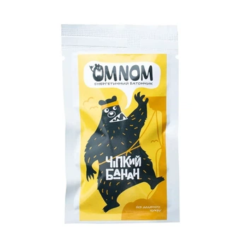 Батончик енергетичний OMNOM (чіпкий банан)
