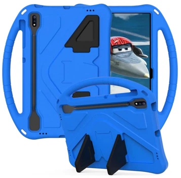 Детский чехол New Kids Case на планшет Samsung Galaxy Tab S10 FE (10.9") / синий