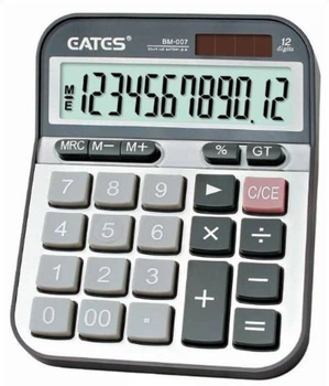 Багатофункціональний калькулятор GATES BM-007 (17.5 × 13 см)