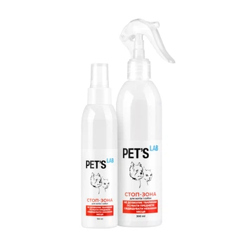 Відлякувач для котів та собак "СТОП-ЗОНА", PET'S LAB, 300 мл