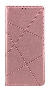 Чохол книжка Business Leather для Samsung Galaxy A16 / A165 на магніті з підставкою рожевий