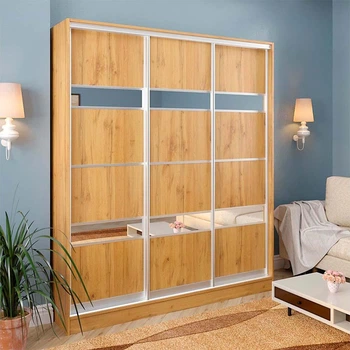 Шафа купе Київський Стандарт трьохдверна 250*240*60 Дуб тахо комбі 6