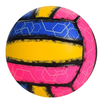 Мяч волейбольный размер 5 Bambi EV-3370(Blue-Yell-Pink)