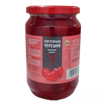 Черешня (вишня) коктейльна Мараскіно TM Del Gusto 760 г