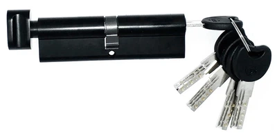 Цилиндровый механизм USK ZC-100 (50x50) ключ/поворотник Черный