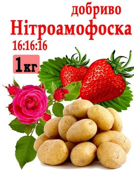 Добриво Нітроамофоска (NPK 16:16:16) від 1 кг
