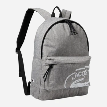 Рюкзак мужской тканевый 13 л вмещает формат А4 Lacoste 430683038 Серый (1159830651)