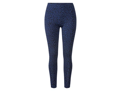 Лосини бавовняні з принтом для жінки Esmara LYCRA® 498674 L темно-синій
