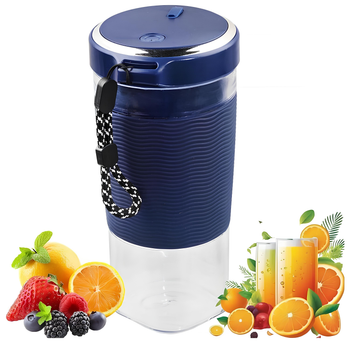 Пляшка-блендер "SmoothiePro" на акумуляторі 450 мл, Переносний міні-блендер для коктейлів і смузі