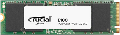 SSD диск Crucial E100 1TB M.2 2280 NVMe PCIe 4.0 x4 3D QLC NAND (CT1000E100SSD8)
