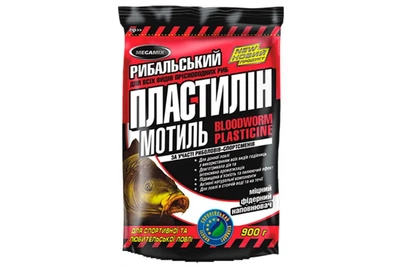 Пластилин Megamix 500г "Мотыль" (8412002015)