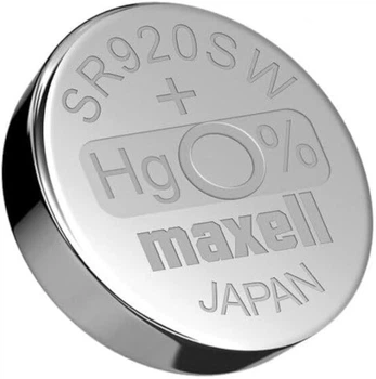 Батарейка часовая Maxell 371, V371, SR920SW, SR69, 605