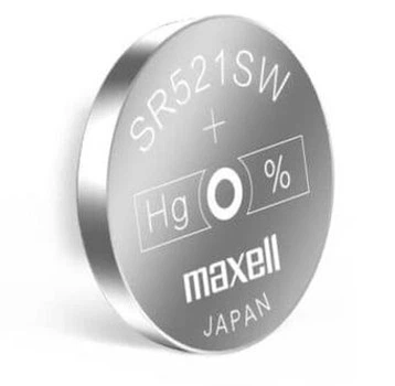 Батарейка годинникова Maxell 379, V379, SR521SW, SR63, 618