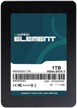 SSD диск Mushkin Element 1TB 2.5″ SATA III 3D NAND TLC (MKNSSDEL1TB)
