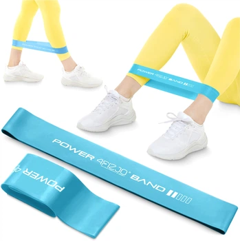 Резинка для фитнеса 4FIZJO Mini Power Band 0.6 мм 1-5 кг Sky Blue (P-5907222931103)