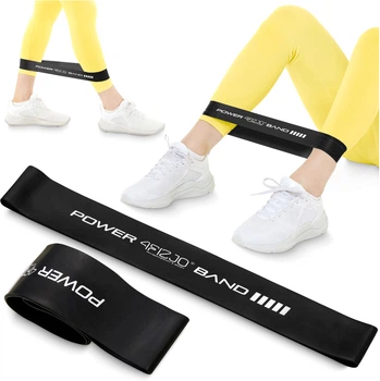 Резинка для фитнеса 4FIZJO Mini Power Band 1.2 мм 15-20 кг Black (P-5907222931622)