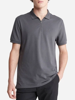 Поло длинное мужское Calvin Klein 317081809 M Серое (1159830035)