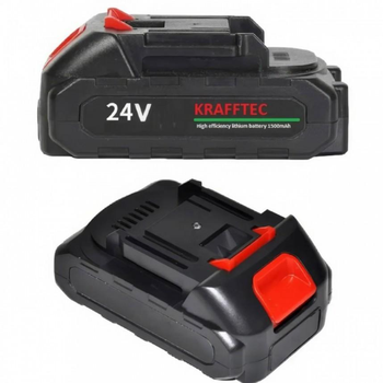 Аккумуляторная батарея сменная KRAFFTEC 24V 1500mAh для электроинструментов и садовой техники