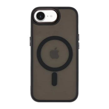 Чехол для Apple iPhone 16e TPU + PC Space Magnetic Color Magsafe Black
