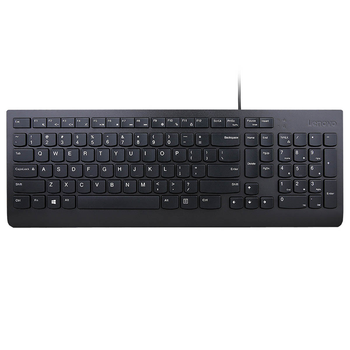 Клавіатура Lenovo Essential Wired Keyboard ресурс натискань 10млн 570 г Black (4Y41C75141)