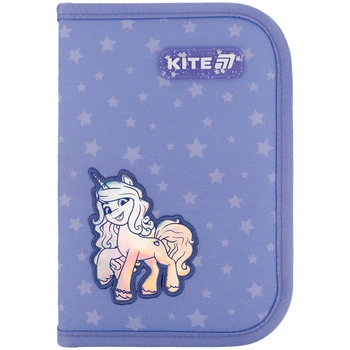 Пенал без наповнення Kite My Little Pony LP25-622, 1 відділення, 2 відвороти