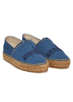 Эспадрильи женские MOSCHINO Love 39 голубые (JA10262G0MJO5700-39)