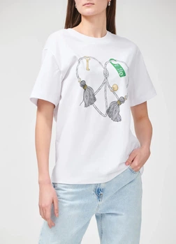 Футболка MOSCHINO JEANS женская белая (251K2A071137321001-L)