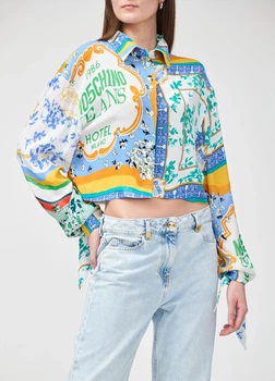 Блуза MOSCHINO JEANS женская многоцветная (251K2J021737351888-42)