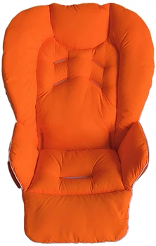 Чохол на стільчик для годування Chicco Polly 2 в 1 плащівка яскраво-помаранчевий DavLu (2in1000007)