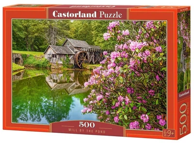 Пазл Мельница на берегу пруда 500 деталей Castorland
