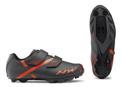 Туфлі велосипедні Northwave SPIKE 2 M 40 (7.5US) Anthra/orange (80192029) O