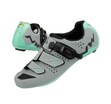 Туфлі велосипедні Northwave VERVE SRS W 37 (6.5US) Gray/silver green (80171018-88)