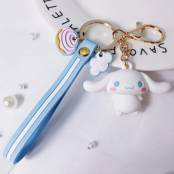 Брелок Cinnamoroll "Hello Kitty" (Сінаморол "Хелло Кітті") білий