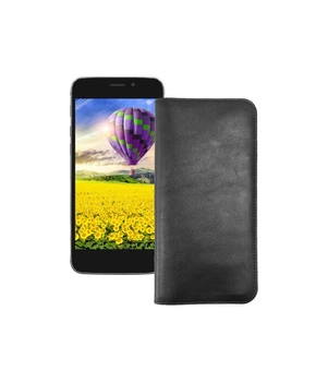 Портмоне з екошкіри для телефону Impression ImSmart C501 Чорний