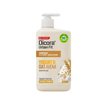 Крем-гель для душа Dicora Urban Fit Протеиновый йогурт и овес 825 мл