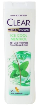 Шампунь против перхоти Ice cool menthol Women Clear, 360 мл