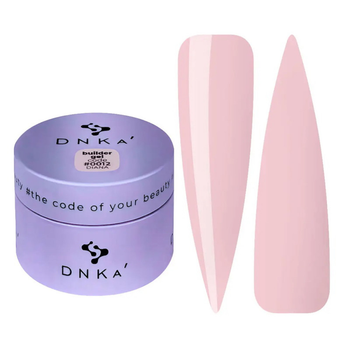 Гель для моделирования DNKa Builder Gel Powerful Women 0012 Diana розовый шелк 15 мл