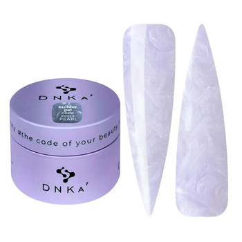 Гель для моделирования DNKa Builder Gel Pearl 0025 светло-сиреневый с жемчужным эффектом 15 мл