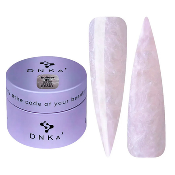 Гель для моделирования DNKa Builder Gel Pearl 0020 розовый с жемчужным эффектом 15 мл