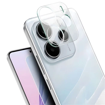Защитное стекло на камеру для Xiaomi Redmi Note 14 прозрачное 9H противоударное для камеры