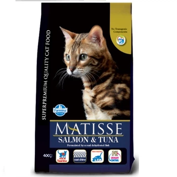 Сухой корм с лососем и тунцом для котов Farmina Matisse Salmon & Tuna, 400 гр