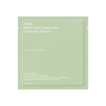 Успокаивающие диски для лица Abib Heartleaf Spot Pad Calming Touch 4 ml/2 шт