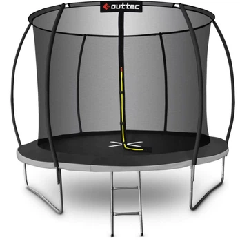 Батут с внутренней сеткой Outtec Pumpkin 10 футов 305 см черно-серый (V376580)