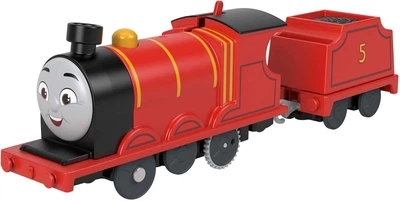 Моторизированный паровозик Джеймс Томас и Друзья Thomas & Friends Motorized James Battery-Powered Engine Fisher-Price (HDY70)